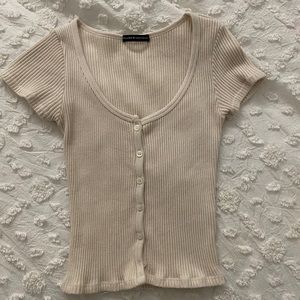 Brandy Melville Cream Top